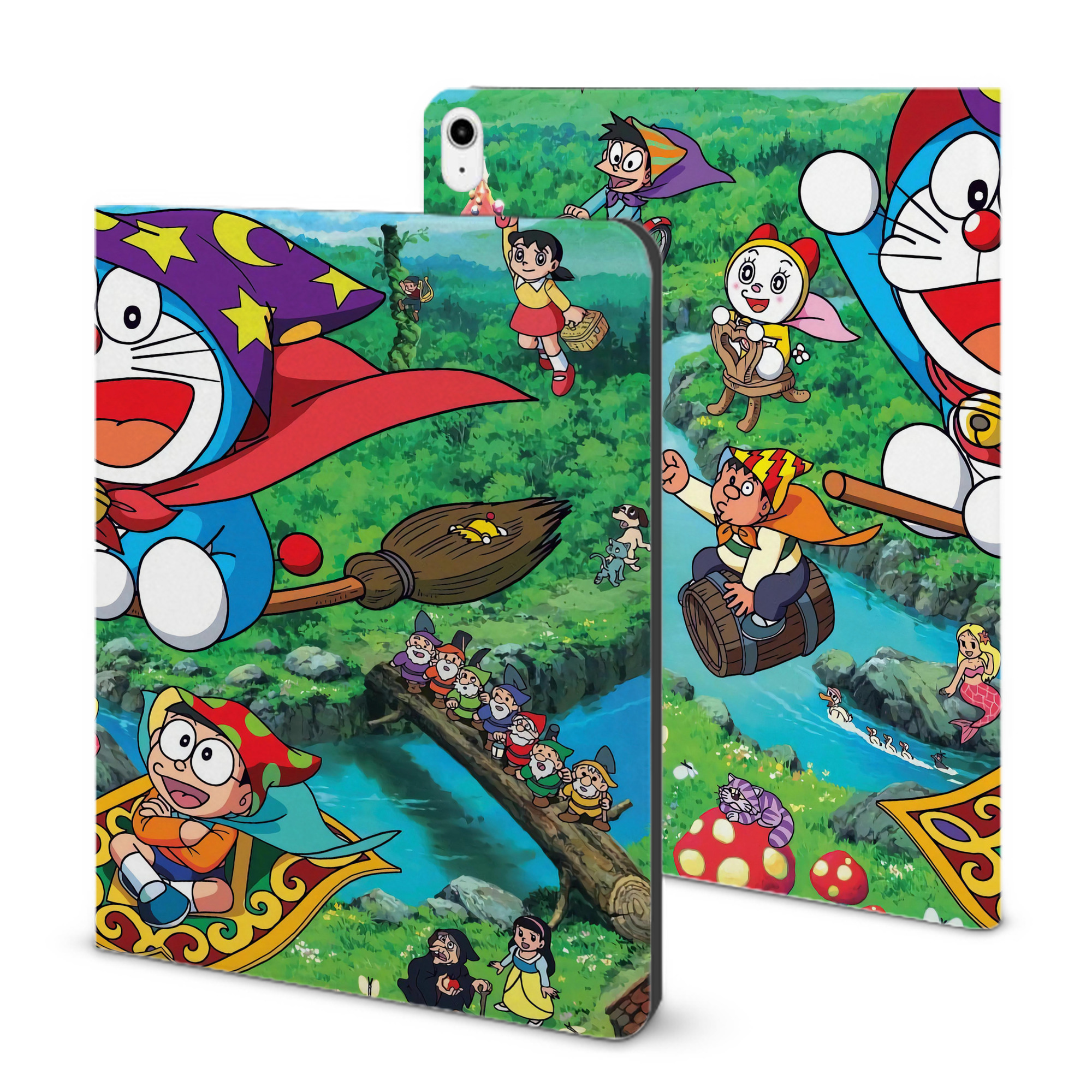 （画像用） ドラえもん Doraemon IPadケース ペンホルダー付き ブックスタイルデザイン
